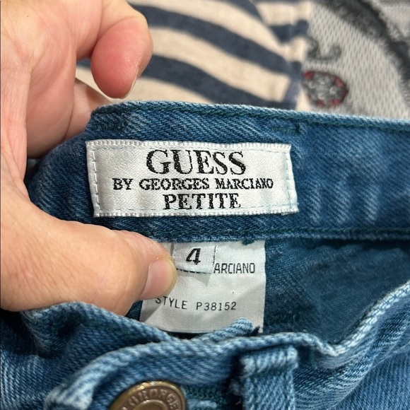Vintage Guess by Georges Marciano 80s USA Made Ankle Zip High Rise Jeans 4P - Picture 7 of 9